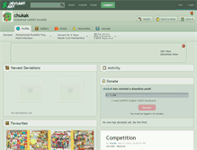 Tablet Screenshot of chukak.deviantart.com