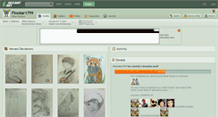 Desktop Screenshot of firestar1799.deviantart.com