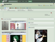 Tablet Screenshot of darkstar8044.deviantart.com