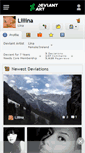 Mobile Screenshot of liiiina.deviantart.com
