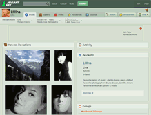 Tablet Screenshot of liiiina.deviantart.com