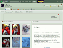 Tablet Screenshot of lollenzi.deviantart.com