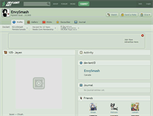 Tablet Screenshot of envysmash.deviantart.com