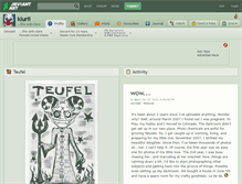 Tablet Screenshot of klurii.deviantart.com