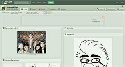 Desktop Screenshot of maneakiller.deviantart.com