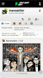 Mobile Screenshot of maneakiller.deviantart.com