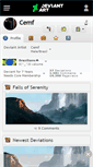 Mobile Screenshot of cemf.deviantart.com