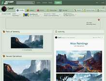 Tablet Screenshot of cemf.deviantart.com