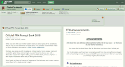 Desktop Screenshot of flash-fic-month.deviantart.com