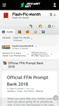 Mobile Screenshot of flash-fic-month.deviantart.com