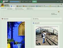 Tablet Screenshot of gomes.deviantart.com
