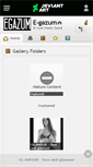 Mobile Screenshot of e-gazum.deviantart.com