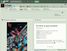 Tablet Screenshot of el-shogun.deviantart.com
