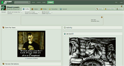 Desktop Screenshot of ghoul-lovers.deviantart.com