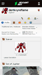 Mobile Screenshot of derikvyreflame.deviantart.com