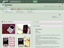 Tablet Screenshot of gizmoskinz.deviantart.com