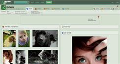 Desktop Screenshot of mellame.deviantart.com