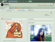 Tablet Screenshot of khat010.deviantart.com