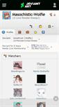 Mobile Screenshot of masochistic-wolfie.deviantart.com