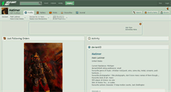 Desktop Screenshot of matimer.deviantart.com