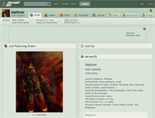 Tablet Screenshot of matimer.deviantart.com