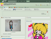 Tablet Screenshot of marioandsonicfangirl.deviantart.com