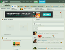 Tablet Screenshot of anitsiirc.deviantart.com