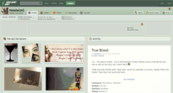Desktop Screenshot of nataliagag.deviantart.com