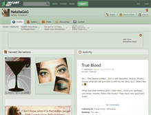 Tablet Screenshot of nataliagag.deviantart.com