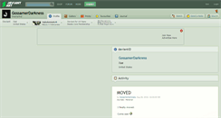 Desktop Screenshot of gossamerdarkness.deviantart.com