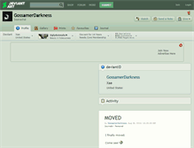 Tablet Screenshot of gossamerdarkness.deviantart.com