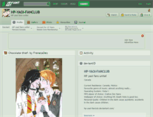 Tablet Screenshot of hp-yaoi-fanclub.deviantart.com