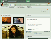 Tablet Screenshot of matlgeo.deviantart.com