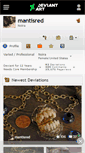 Mobile Screenshot of mantisred.deviantart.com