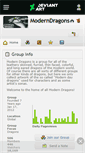 Mobile Screenshot of moderndragons.deviantart.com