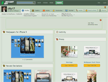 Tablet Screenshot of city17.deviantart.com