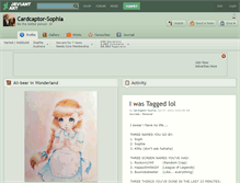 Tablet Screenshot of cardcaptor-sophia.deviantart.com