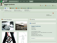 Tablet Screenshot of magpie-syndrome.deviantart.com