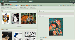 Desktop Screenshot of lenazlair.deviantart.com