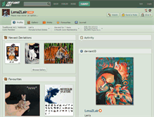 Tablet Screenshot of lenazlair.deviantart.com