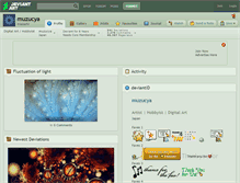 Tablet Screenshot of muzucya.deviantart.com