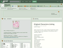 Tablet Screenshot of kikkaishi.deviantart.com