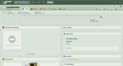 Desktop Screenshot of harddone666.deviantart.com