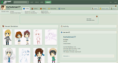 Desktop Screenshot of kurisutensan77.deviantart.com