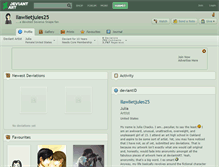 Tablet Screenshot of llawlietjules25.deviantart.com