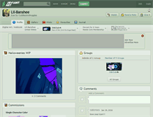 Tablet Screenshot of lil-banshee.deviantart.com