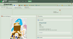 Desktop Screenshot of kdragonknight.deviantart.com