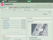 Tablet Screenshot of chamacamisetas.deviantart.com