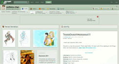 Desktop Screenshot of aoineko-chan.deviantart.com