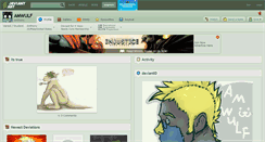 Desktop Screenshot of amwulf.deviantart.com